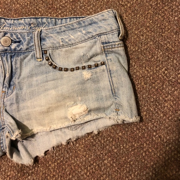 American eagle jean shorts size 8 - Picture 2 of 3